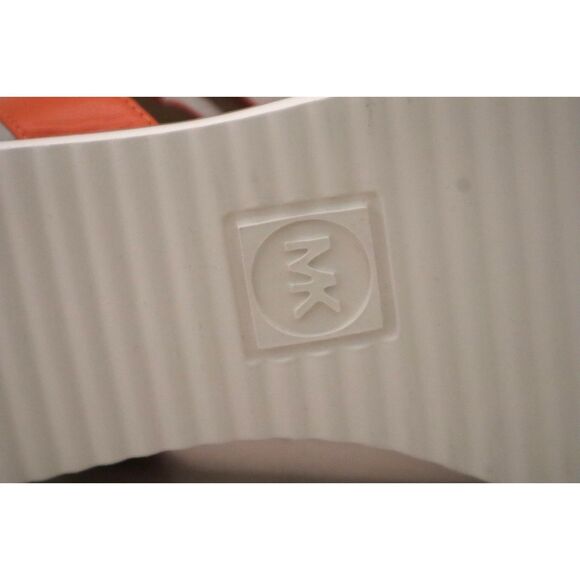 MICHAEL Michael Kors PV24K Women’s Sz 8M Orange Platform Slingback Sandals - Picture 10 of 15